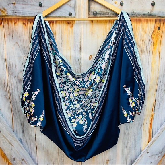 a.n.a Other - A.N.A. Open Front Floral Scarf Shrug